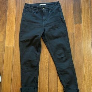 Black Levi’s Women’s Size 29, 721 High Rise Skinny